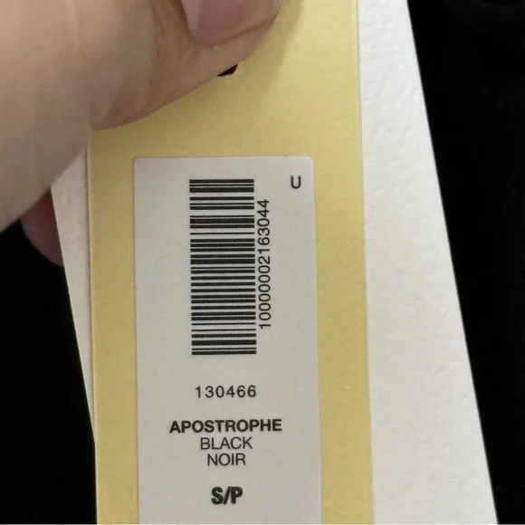 Aritzia Wilfred Apostrophe Dress Chiffon V Neck Midi Black - Picture 5 of 5